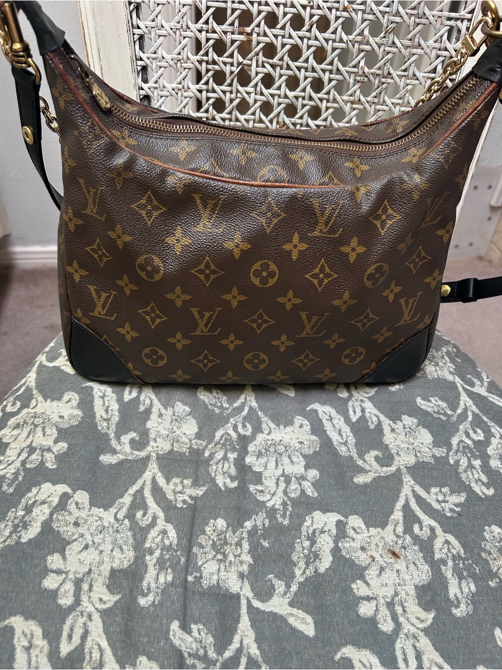 Vintage Louis Vuitton Boulogne 30 Reworked - Picture 7 of 13